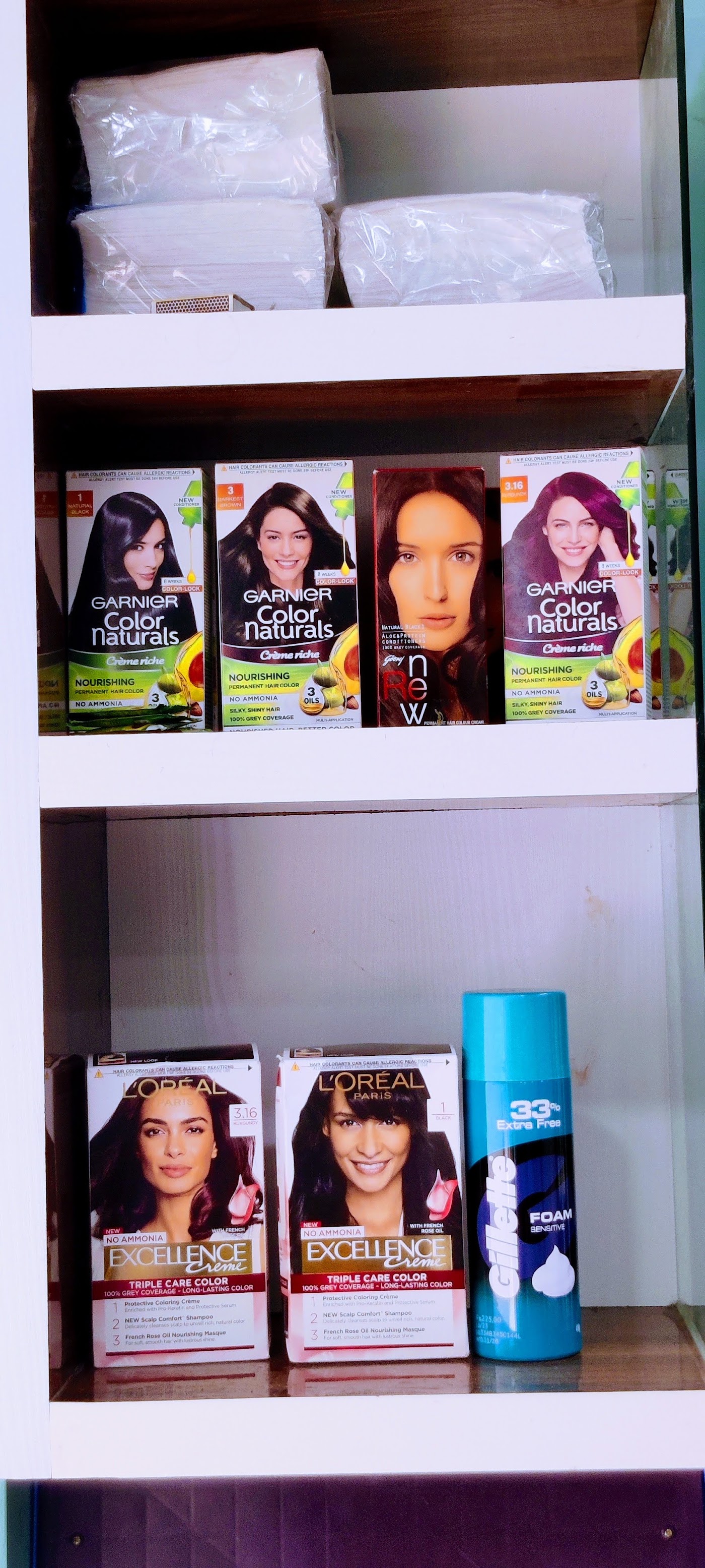 Professional colour and care products